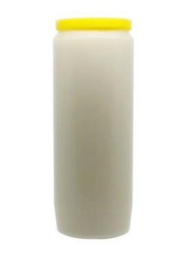 Bougie Neuvaine Blanc