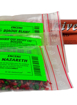 Lot Encens & Charbon